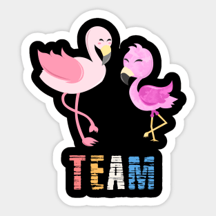 Flamingo Team Sticker